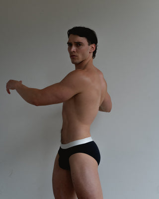 Navy Contrast Brief (New)